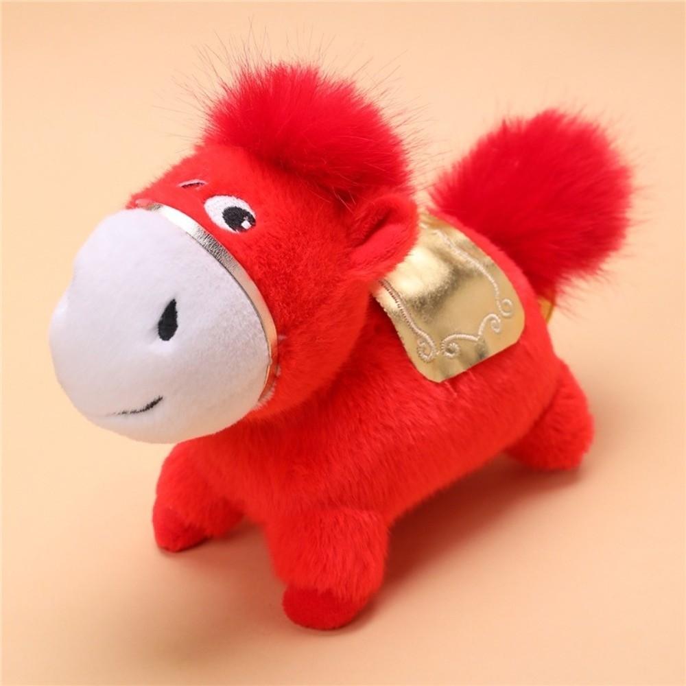Good Luck 2026 Horse Plush Doll Mascot Dolls Zodiac Pony Figurine  Year of Horse