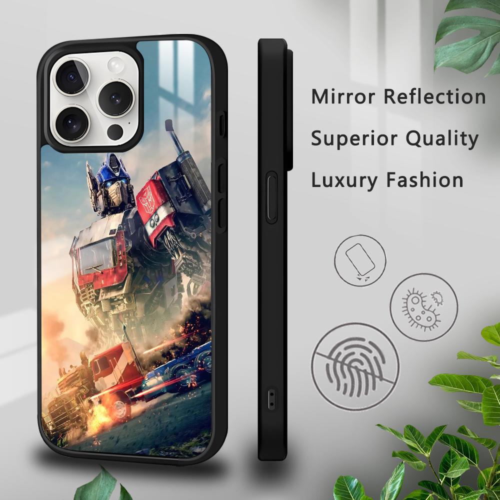 T-Transformers Autobot Phone Case For iPhone 16 15 14 13 12 11 Pro Xs Max Mini Plus Celulares Hard Funda