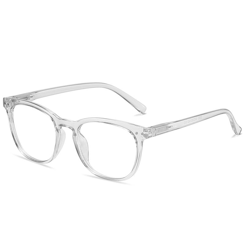 Blue Light Blocking Oval Shortsighted Computer Goggles Women Men Fashion Student Prescription Glasses Myopia -0.5 -0.75 To -6.0