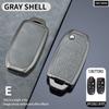 Zinc Alloy + Leather Car Key Case Cover Holder Shell Fob For VOLVO S60 S80 V70 XC70 XC90 Car Remote Interior Accessories