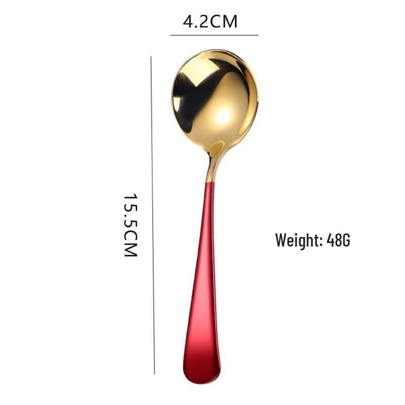 ZISIZ Stainless Steel Spoon and Fork Set