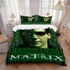3pcs Matrix, Survived Cover Set,Soft Comfortable Duvet Cover,Guest Room (1*Duvet Cover + 2*Pillowcases, Without Core) Yy251024047