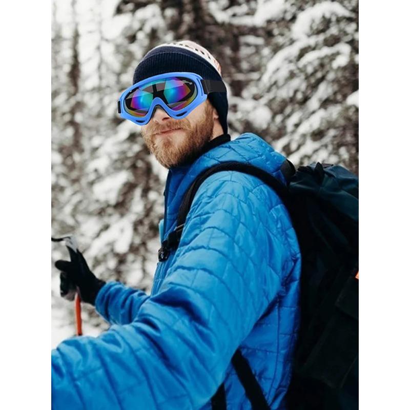 Winter Ski Goggles Windproof Anti-Fog UV400 SnowSports Skiing Snowboard Glasses Outdoor Cycling Moto Bicycle Sunglasses Eyewear