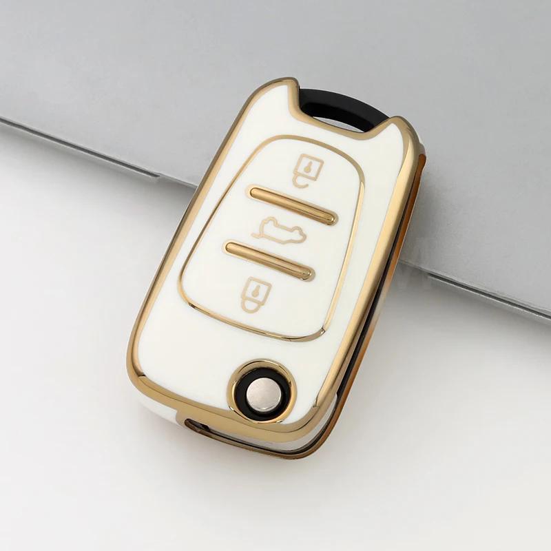 For Hyundai I20 I30 Ix20 Ix25 Ix35 Elantra Accent TPU Car Key Case Cover For KIA Sportage Rio 3 Soul Optima Ceed Pro K5 K2 Pride