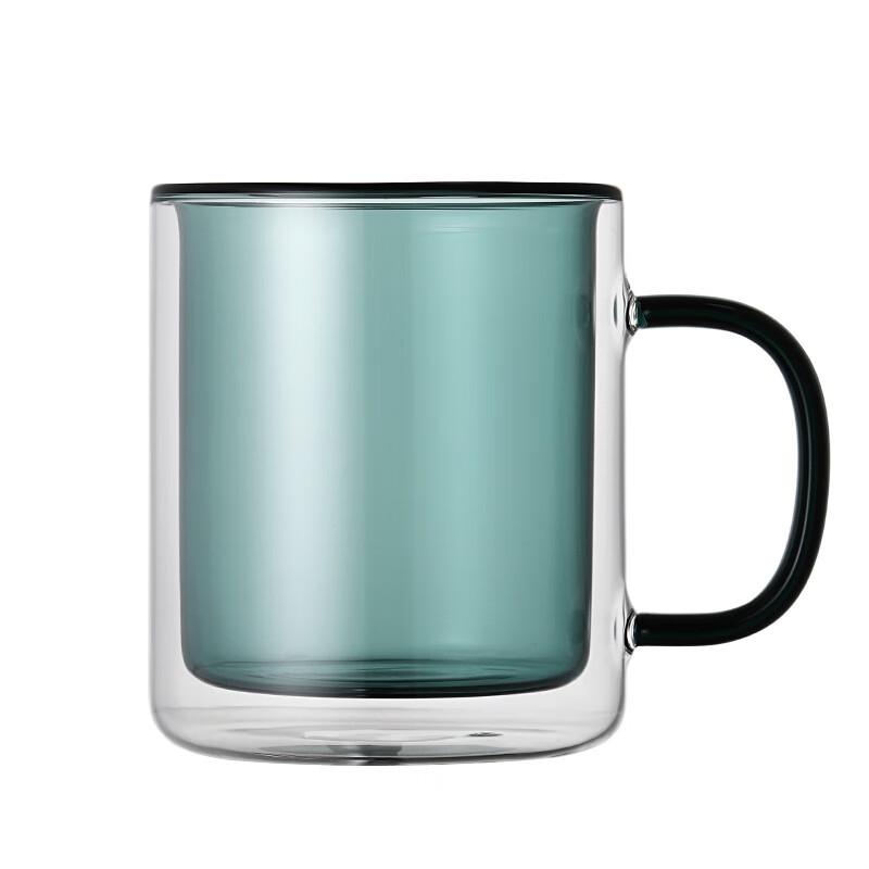 DU Double Wall Borosilicate Glass Mug with Handle