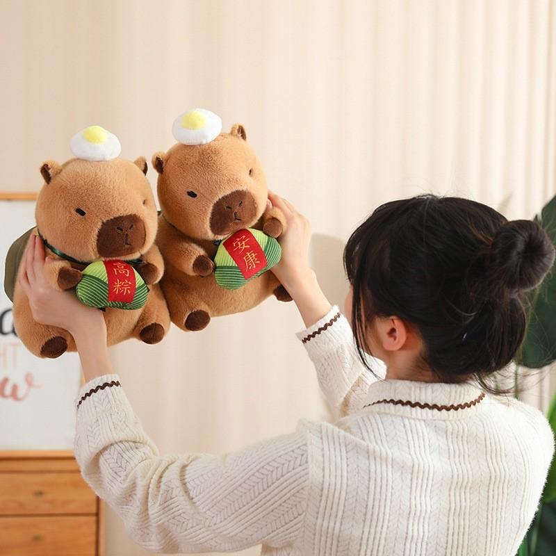 Festival Boat Dragon Capybara Plush Rice Dumpling Inspirational Stuffed Toy Gift