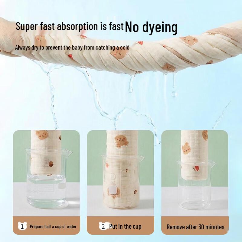 A-Class 100% Cotton 6-Layer Gauze Baby & Kids Blanket