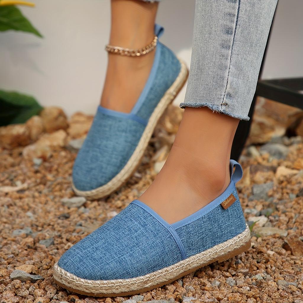 Women's 2025 Fall New Arrival Round-Toe Slip-On Casual Comfortable Flat Oversized One-Step Bean Shoes