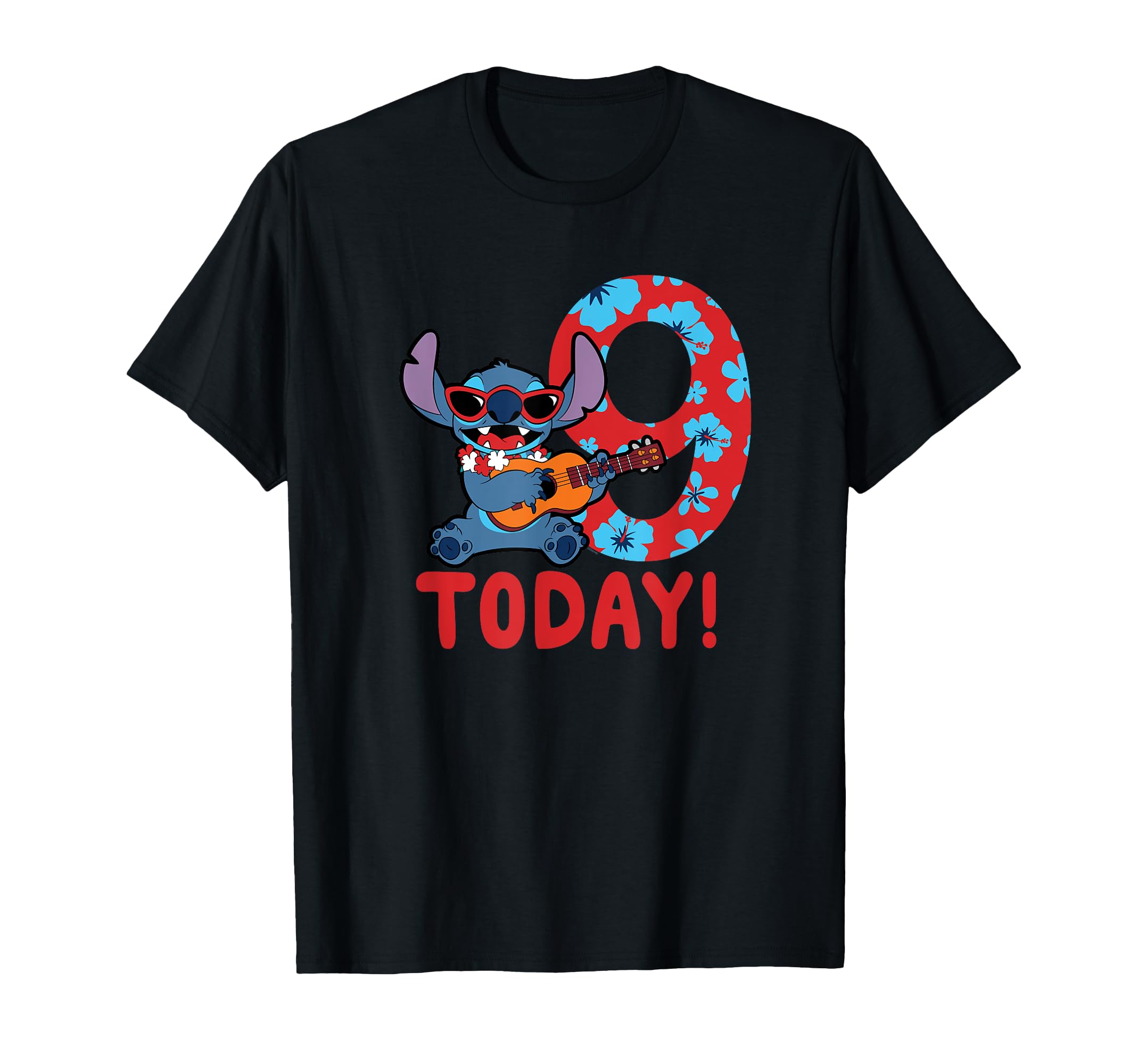 

Disney Lilo & Stitch Tropical Birthday 9th Birthday T-Shirt