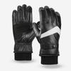 Leather Ski Leather Gloves Thickened Men's Motorcycle Riding Gloves Warm Touch Screen Winter Outdoor Windproof Fleece