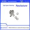 F9-17M Miniature Flat Thrust Ball Bearing, Corrosion Resistant, Multiple Specifications Available