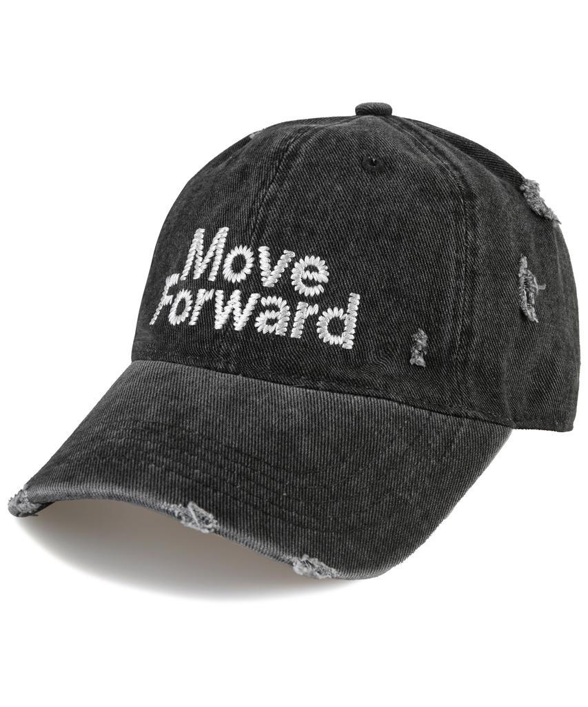 Wig Move Forward Damaged Ball Cap - Charcoal