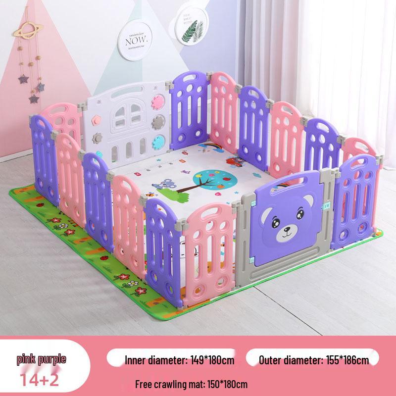 Baby Safety Playpen with Crawling Mat – Indoor Toddler Barrier