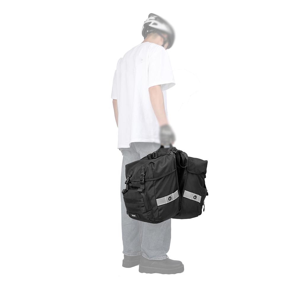 Sacoche vélo porte-bagages arrière Berthoud 587 Noire