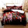 Akame Ga Kill! Kpop Bedding Set 3 Piece Duvet Cover Set 3D Printed Quilt Cover Pillowcase Soft Bed Set for Kid Adults Fans Gift