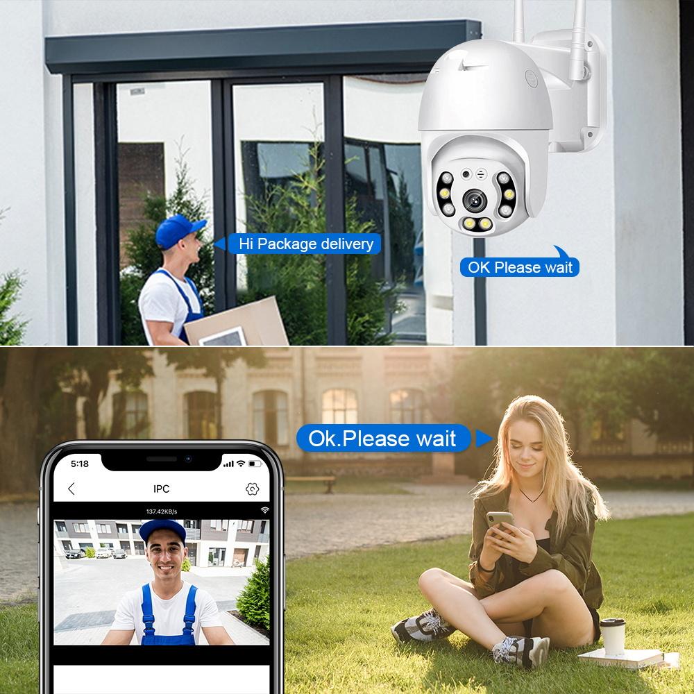 Cheap Tnnian 4G SIM Card Surveillance Camera iCSee 5MP Waterproof