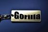 Gorilla Gold Black Double Ring Acrylic Original Keychain 50 AB27 Z50J Custom Parts A-601-1 &