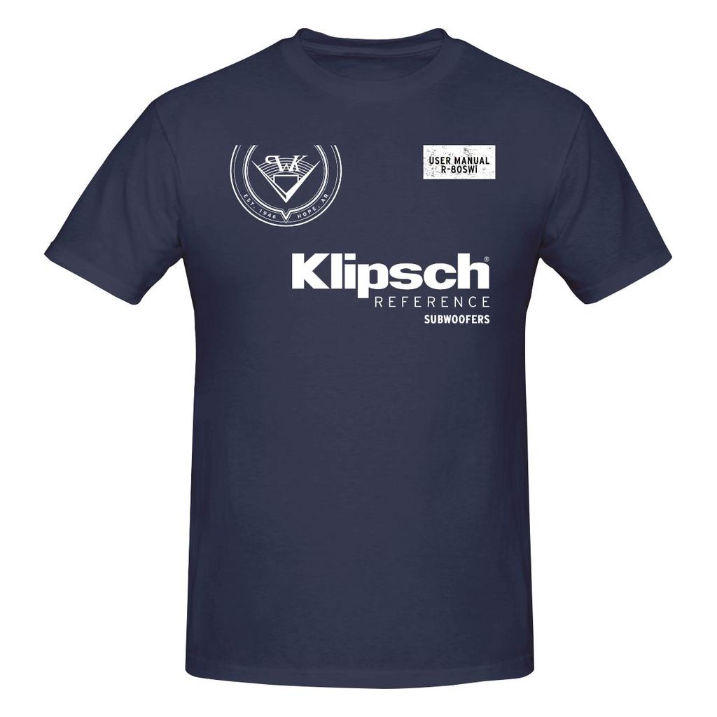 Klipsch Couple Style Tshirtkoreanstyle Vibe Embroidery Basic Tee