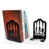 Retro Simple Cutlery Graphics Book Stand - Hollowed-out Bookshelf for Students