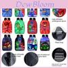 Sac à dos durable PJ Masks pour enfants avec un design de dessin animé 3D coloré et des bretelles réglables rembourrées