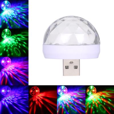 Useful 4W 3 LED USB RGB Colorful Neon Light Stage Lamp For Disco Bar Party