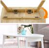 Modern Folding Steel Leg Bracket for Furniture Metal Table & Chair Hinge with Locking Feature for Kitchen & Bathroom Use