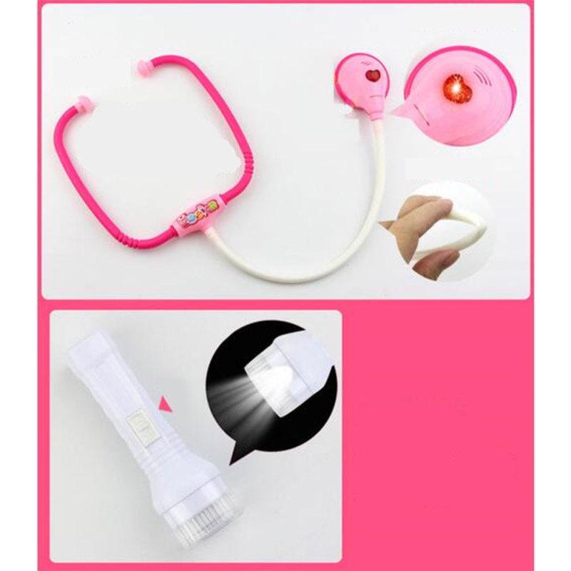 ¡caliente! Kit de aparatos de medicina médica de simulación para niños, juego de juguetes para juego de imitación