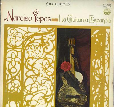 LP Record NARCISO YEPES  La Guitarra Espanola SD3274 EVEREST US Classical Used
