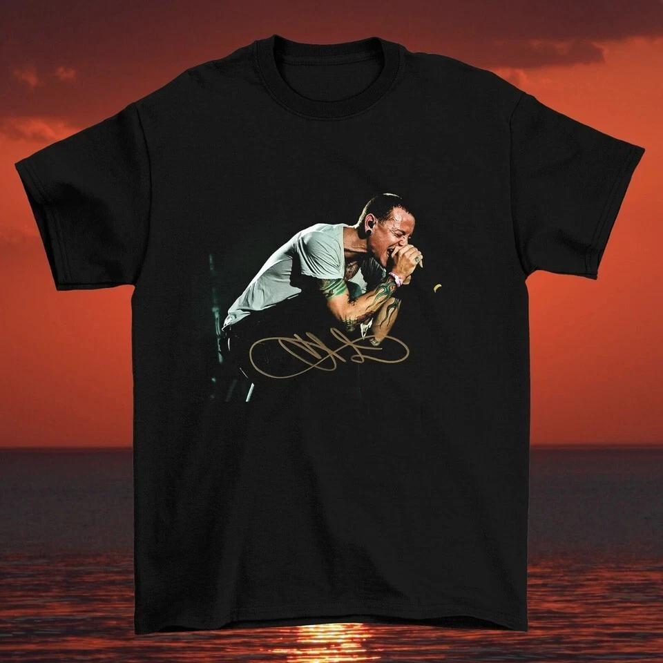 Chester Bennington Signature Schwarz Unisex T-Shirt S5xl Q7481