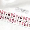 New Chinese Style Gradient Cartoon Short Square Wearable False Nails