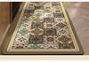 Retro American Diatom Mud Kitchen Floor Mat - Quick Dry, Water Absorbing, Non-Slip, Easy Clean, Long Strip Design.