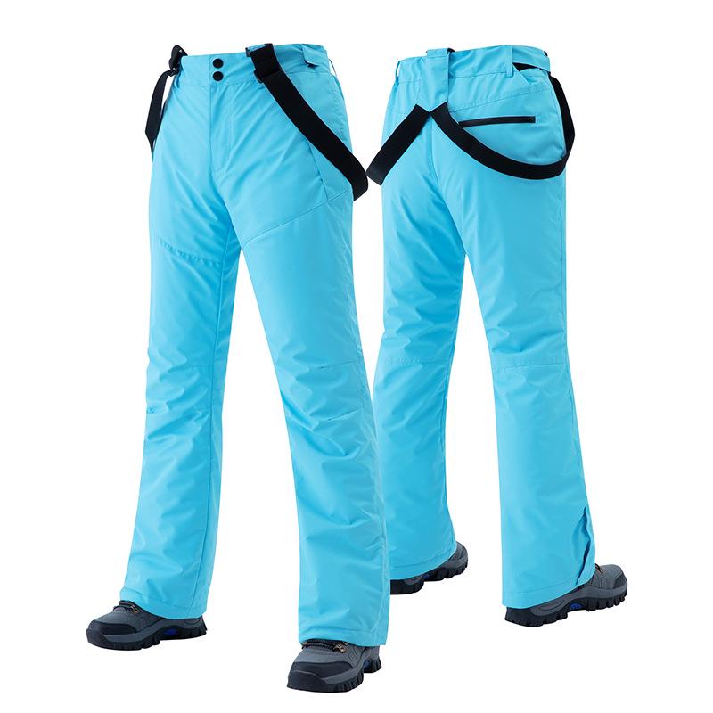 Unisex Winter Ski Pants: Warm, Thick, Windproof, Waterproof for Alpine Skiing & Snowboarding