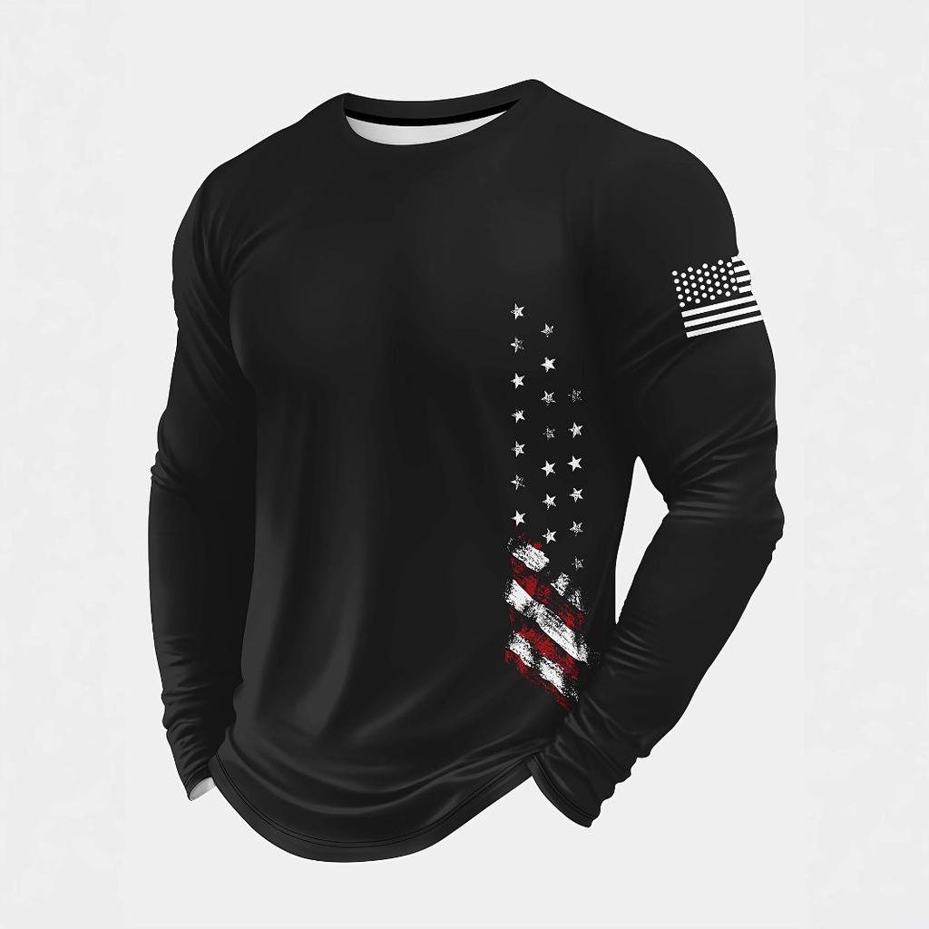 women o neck long sleeve 3d print t shirt