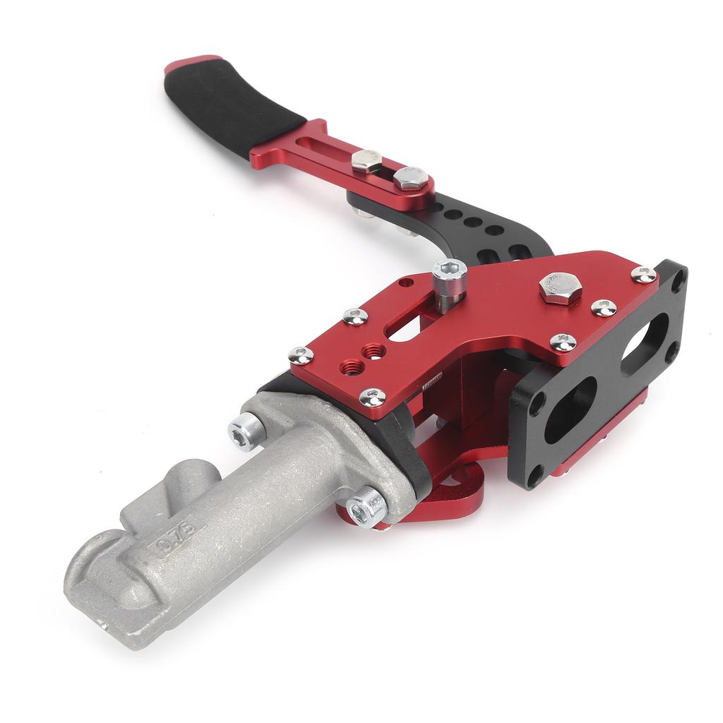 Rennsport Hydraulische Handbremse Aluminium Rot mit Schwamm umwickeltem Griff Modifikation Universal