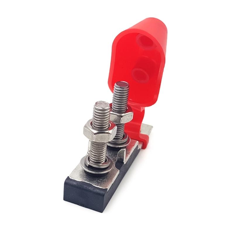 Two Terminals Fuses Block 30-300AMP Marine Rating Battery Fuses Holder Replacement
