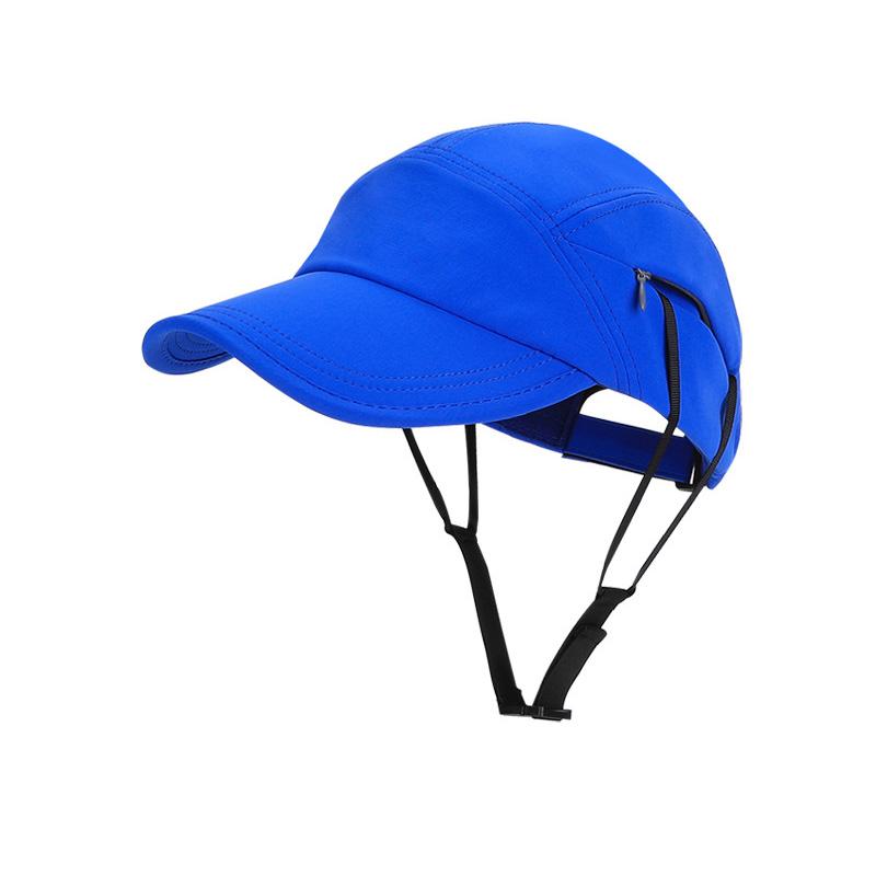 Quick-dry Women Baseball Cap for Surfing Sports Summer Sun Hats Outdoor Travel Men Riding Cap with Hideable Windproof Rope