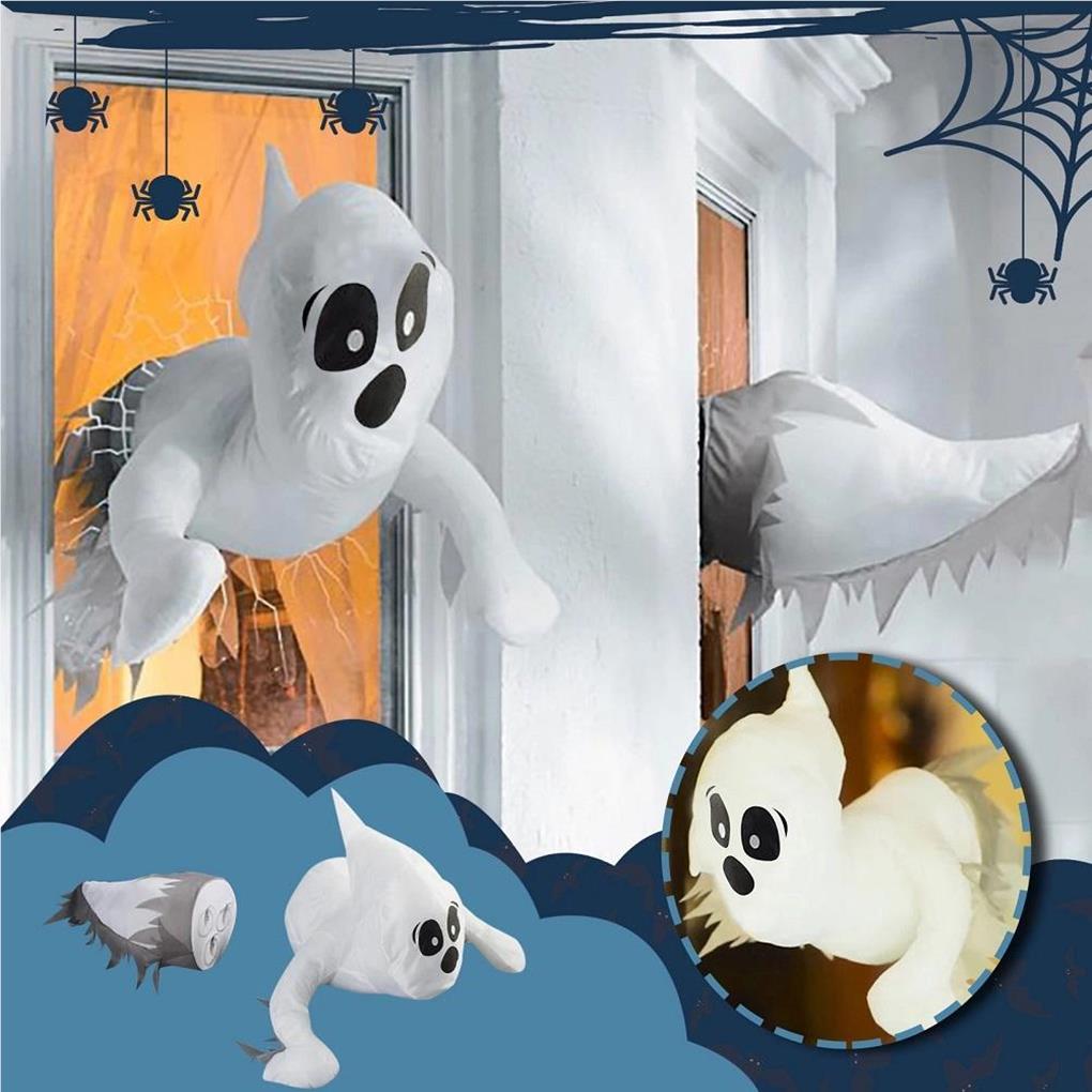 Halloween Window Decoration Wall Unique Scary Ornament Festival Outdoor Hanging Decorations Home Doorway Haunted House