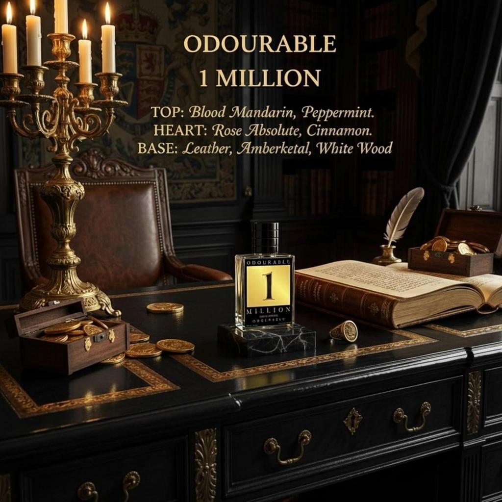 1 Million Perfume Unisex | Eau De Parfum | Premium Long Lasting Sweet Spicy Scent | Warm Amber Cinnamon Leather Notes | Bold Party Fragrance