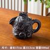 1pc Zhu Ni Handmade Teapot Purple Clay Large Handheld Pot Household Chinese Style Fast Food Cup Kung Fu Tenglong Tea Set