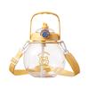 Cute pot belly cup kids outdoor water cup submarine with straw with portable space water bottle