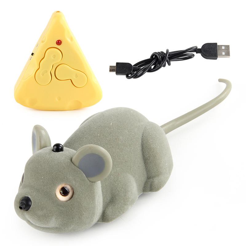 Children'S Electric Trickery Simulation Reptile Remote Control Infrared Intelligent Induction Mouse Funny Cat Toy