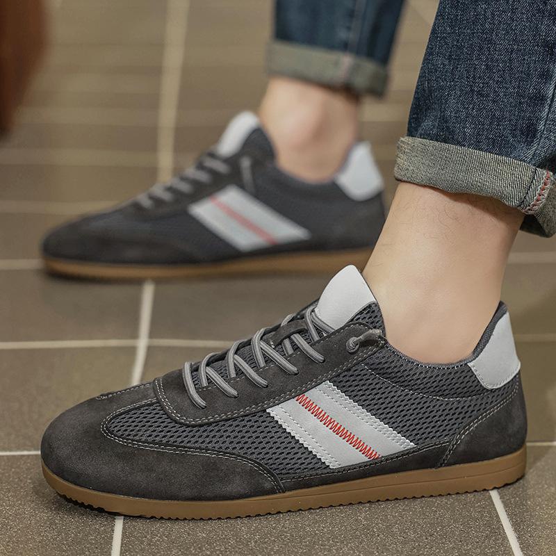 

Сетчатые кроссовки Forrest Gump Мужские Весна-Лето 2025 Универсальные Ретро Низкие кеды Дышащие Повседневные кроссовки Спортивные Плоские Мужские кроссовки 44 серый