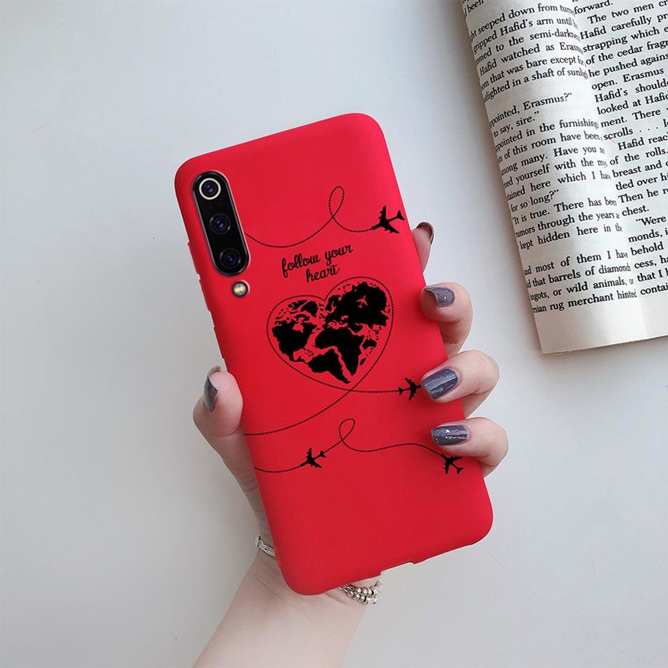 Case For Xiaomi Mi 8 9 Lite SE Fashion Silicone Love Heart Sunflower Phone Case Cute Cover Coque on Mi8 Mi9 9SE 8Lite 9Lite Case