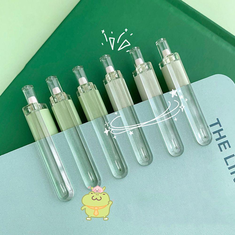 Press Student Stationery Push Gel Pen Sign Pen Neutral Pen Black Ink Pens Frog Manual Gel Pens