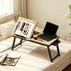 Laptop Table with Height and Angle Adjustment, Folding Table with Tilt Function and Drawer, Multifunctional Bed Table (only with 1pc Bed Table)