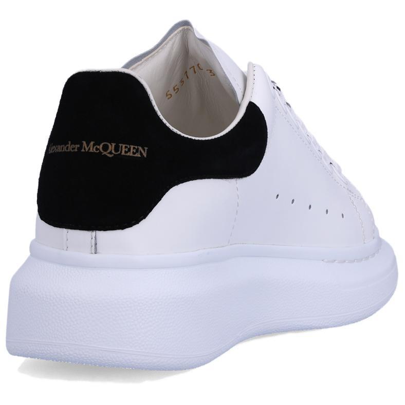 (WMNS) Alexander McQueen Oversized Sneaker 'White Black Suede' Women's 553770WHGP79061