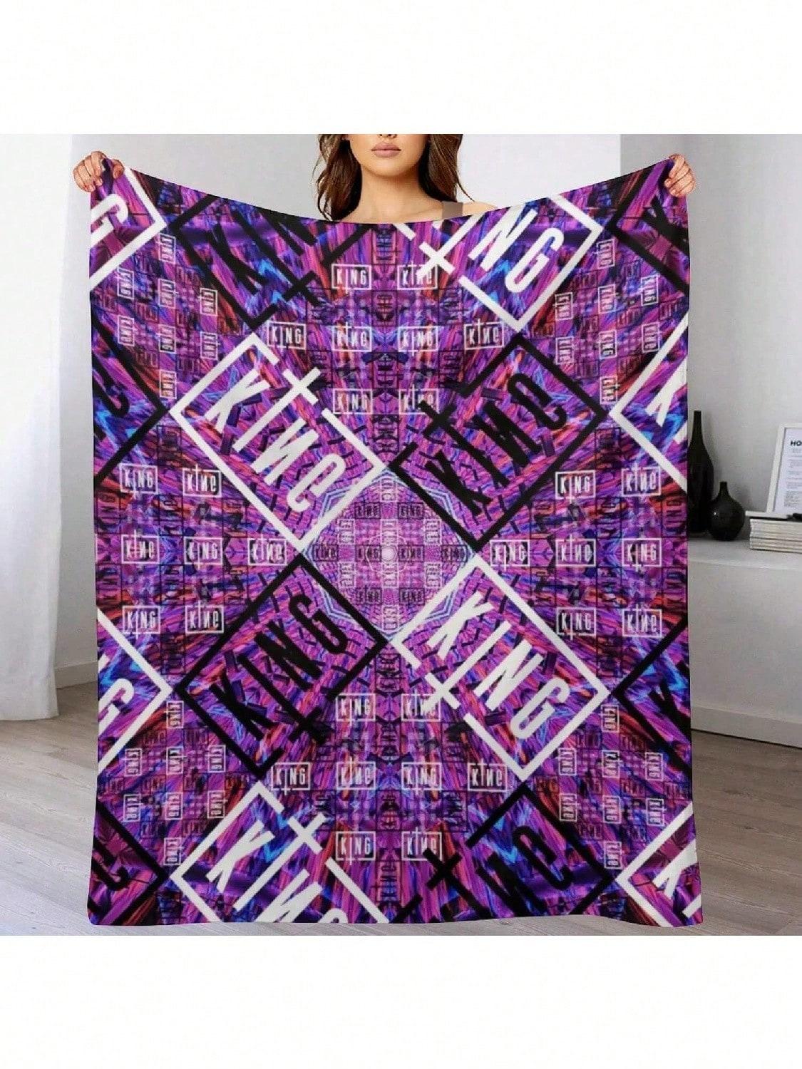 Sullivan King Kaleidoscope Logo Merch Throw Blanket Flannel Summer Custom Sofas Blankets 75X95CM