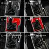 Forged Real Soft Carbon Fiber for Mazda 3 2010 2011 2012 2013 Accessories Car Gear Shift Frame Panel Cover Sticker Interior Trim