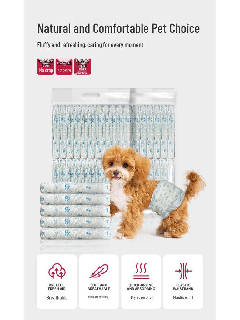 Universal Pet Diaper Pads: Polite Pee Protection for Male & Female Dogs