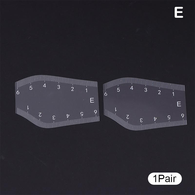 Beginner-Friendly Eyebrow Tattoo Makeup Tools with Quick Design Auxiliary Ruler Positioning Guide Tattoo Accessories